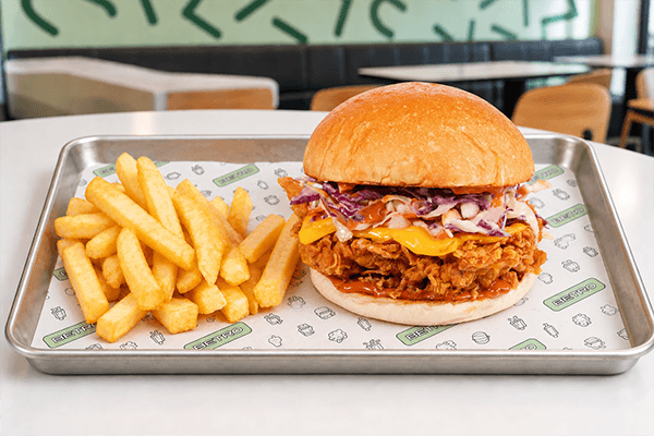 Hot BBQ Chicken Burger